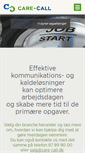Mobile Screenshot of care-call.dk